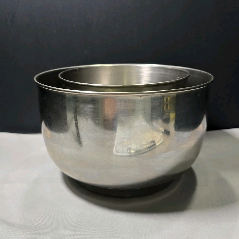Sunbeam Mixmaster Heritage Series 2346 Stainless Mixing Bowl Set 7"/9"